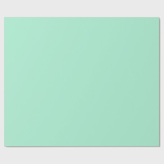 Magic Mint Green Geschenkpapier (Flach)