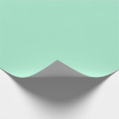 Magic Mint Green Geschenkpapier (Ecke)
