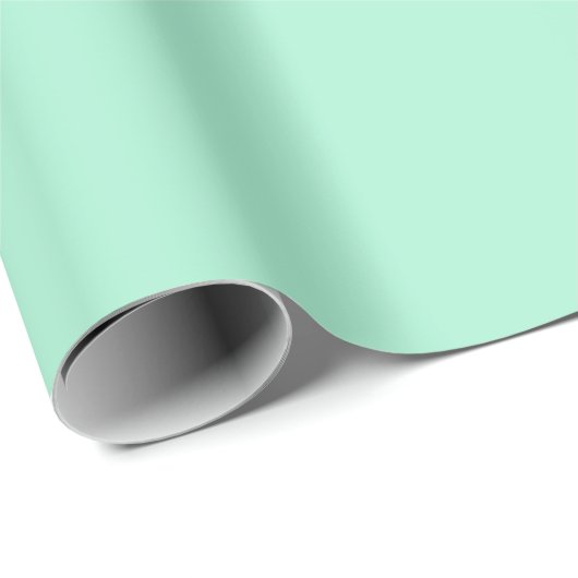 Magic Mint Green Geschenkpapier (Rolleneckpunkt)