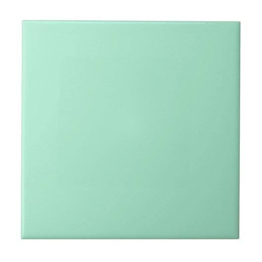 Magic Mint Solid Color Fliese (Vorderseite)