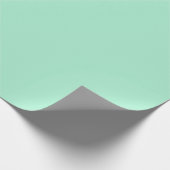 Magic Mint Solid Color Geschenkpapier (Ecke)