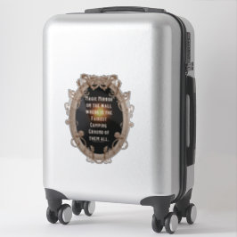 Magic Mirror, wo der schönste Campingplatz ist Aufkleber