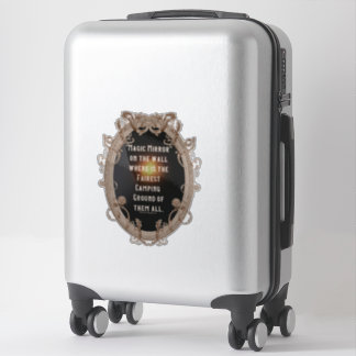 Magic Mirror, wo der schönste Campingplatz ist Aufkleber