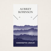 Magic Misty Mountains Blue Display Card (Vorderseite)