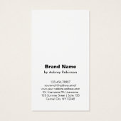 Magic Misty Mountains Blue Necklace Display Card (Rückseite)