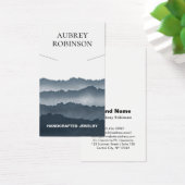 Magic Misty Mountains Gray Necklace Display Card (Schreibtisch)