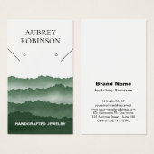 Magic Misty Mountains Green Display Card (Vorne & Hinten)