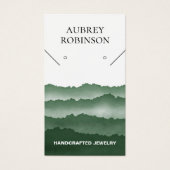Magic Misty Mountains Green Display Card (Vorderseite)
