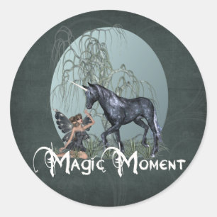 Magic Moment Runder Aufkleber
