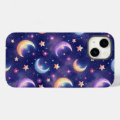 Magic Moon and Stars Case-Mate iPhone Hülle (Rückseite (Horizontal))