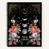 Magic Moon Garden Notizblock (Vorderseite)
