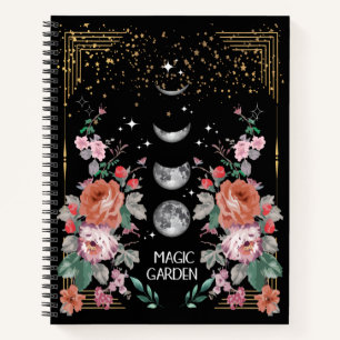 Magic Moon Garden Notizblock