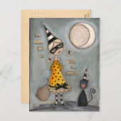 Magic Moon - Holiday Postcard Feiertagspostkarte (Vorne/Hinten)
