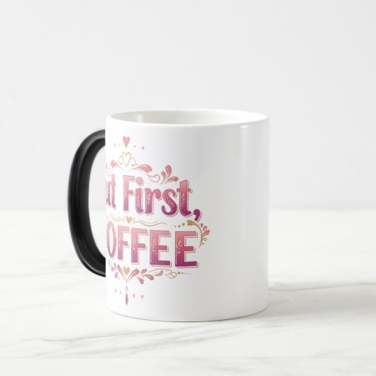 Magic Morphing 11 oz Tasse Kaffeeliebhaber (Vorderseite Links)