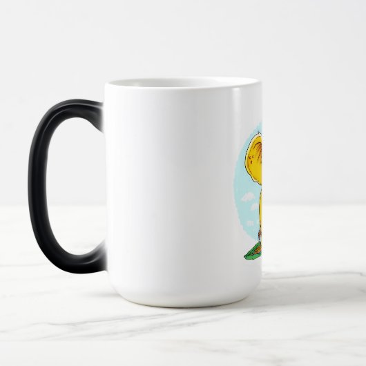 Magic Morphing Mug – Cute Elephant  Verwandlungstasse (Links)