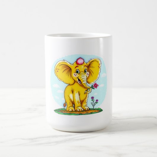 Magic Morphing Mug – Cute Elephant  Verwandlungstasse (Zentrum)