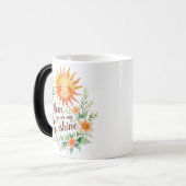 Magic Morphing Tasse (11oz) | Heat Reveal Geschenk (Vorderseite Links)