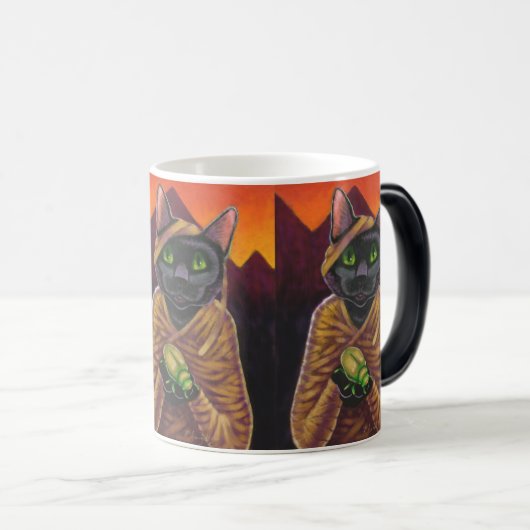 Magic Morphing Vampire Cat Tasse (VorderseiteRechts)
