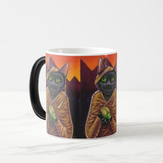 Magic Morphing Vampire Cat Tasse (Vorderseite Links)