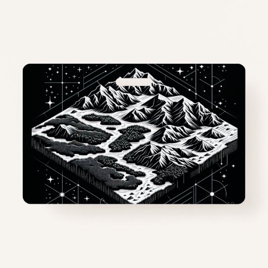 Magic Mountain Map Ausweis (Vorderseite)