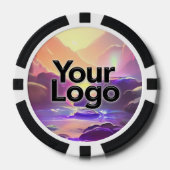 Magic Mountains Poker Party Corporate Business Pokerchips (Vorderseite)