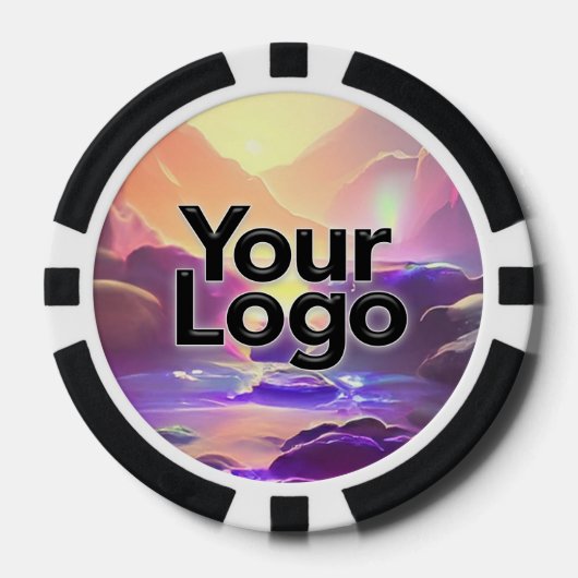 Magic Mountains Poker Party Corporate Business Pokerchips (Vorderseite)