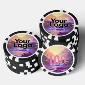 Magic Mountains Poker Party Corporate Business Pokerchips (Stapel)