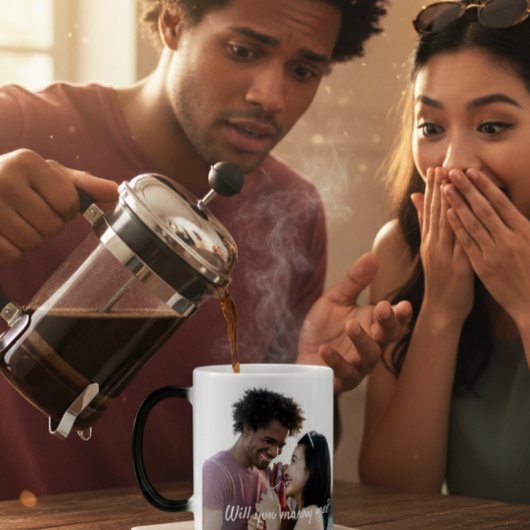 Magic mug married me will you marry me proposal verwandlungstasse