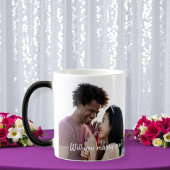Magic mug married me will you marry me proposal verwandlungstasse