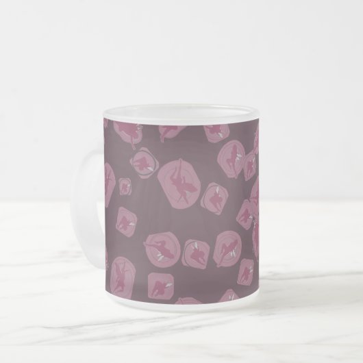 Magic Mug Purple Mattglastasse (Vorderseite Links)