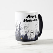 magic mug with Halloween design Verwandlungstasse (VorderseiteRechts)