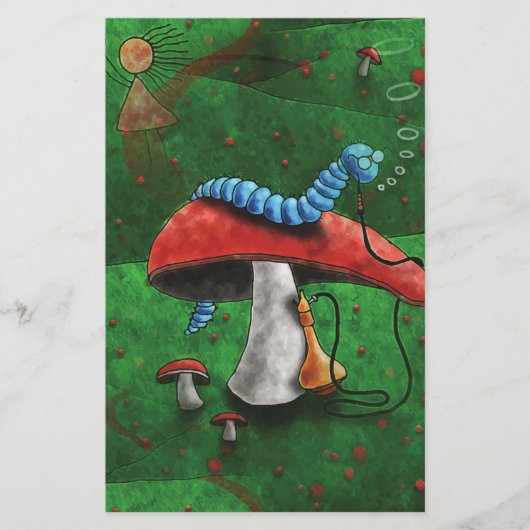 Magic Mushroom Briefpapier (Vorderseite)