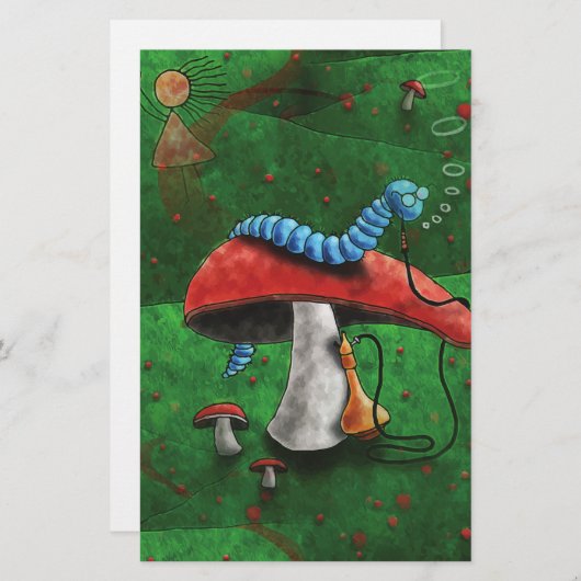 Magic Mushroom Briefpapier (Vorne/Hinten)