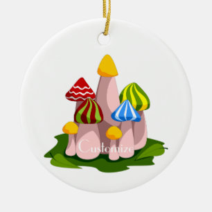 Magic Mushroom Cathedral Thunder_Cove Keramik Ornament