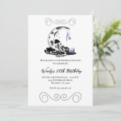 Magic Mushroom Crystal Montag Garten Geburtstag Einladung (Stehend Vorderseite)