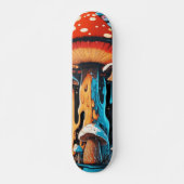 Magic Mushroom Dripping Skateboard (Vorne)