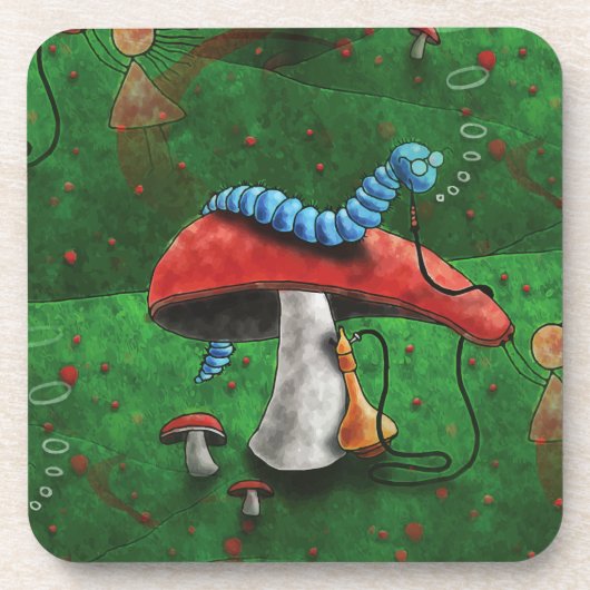 Magic Mushroom Getränkeuntersetzer (Vorderseite)
