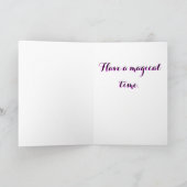 Magic Mushroom Happy Birthday Card Karte (Innenseite)