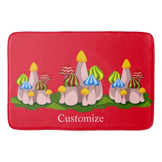 Magic Mushroom Kathedrale Thunder_Cove Badematte (Vorderseite)