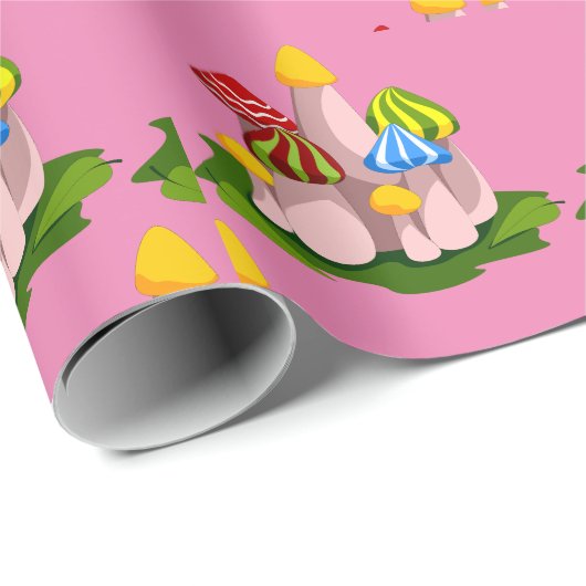 Magic Mushroom Kathedrale Thunder_Cove Geschenkpapier (Rolleneckpunkt)