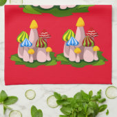 Magic Mushroom Kathedrale Thunder_Cove Geschirrtuch (Gefaltet)