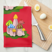 Magic Mushroom Kathedrale Thunder_Cove Geschirrtuch (Viertel Falte)