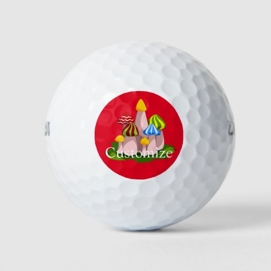 Magic Mushroom Kathedrale Thunder_Cove Golfball (Vorderseite)
