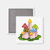 Magic Mushroom Kathedrale Thunder_Cove Magnet (Vorderseite/Rückseite)