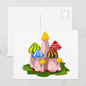 Magic Mushroom Kathedrale Thunder_Cove  Postkarte (Vorne/Hinten)