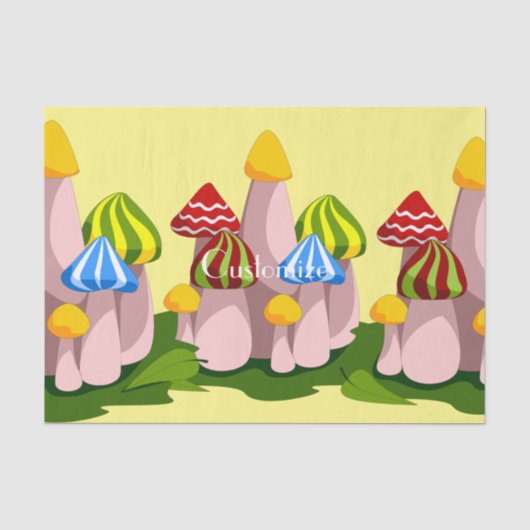 Magic Mushroom Kathedrale Thunder_Cove Seidenpapier (Vorderseite)