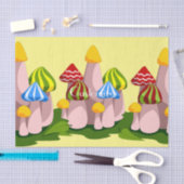 Magic Mushroom Kathedrale Thunder_Cove Seidenpapier (Handwerk)