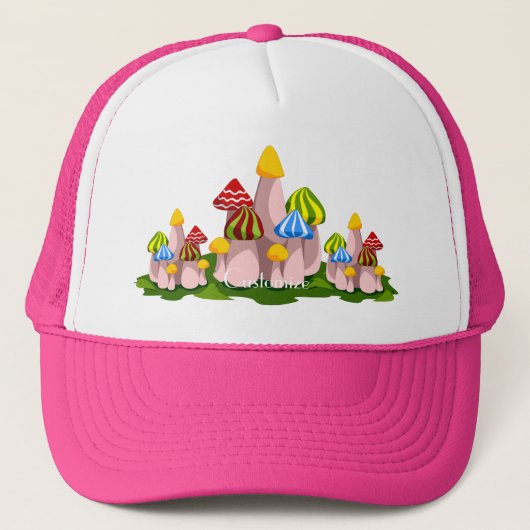 Magic Mushroom Kathedrale Thunder_Cove Truckerkappe (Vorderseite)