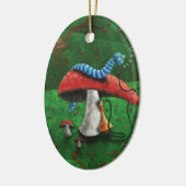 Magic Mushroom Keramik Ornament (Links)