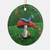 Magic Mushroom Keramikornament (Links)
